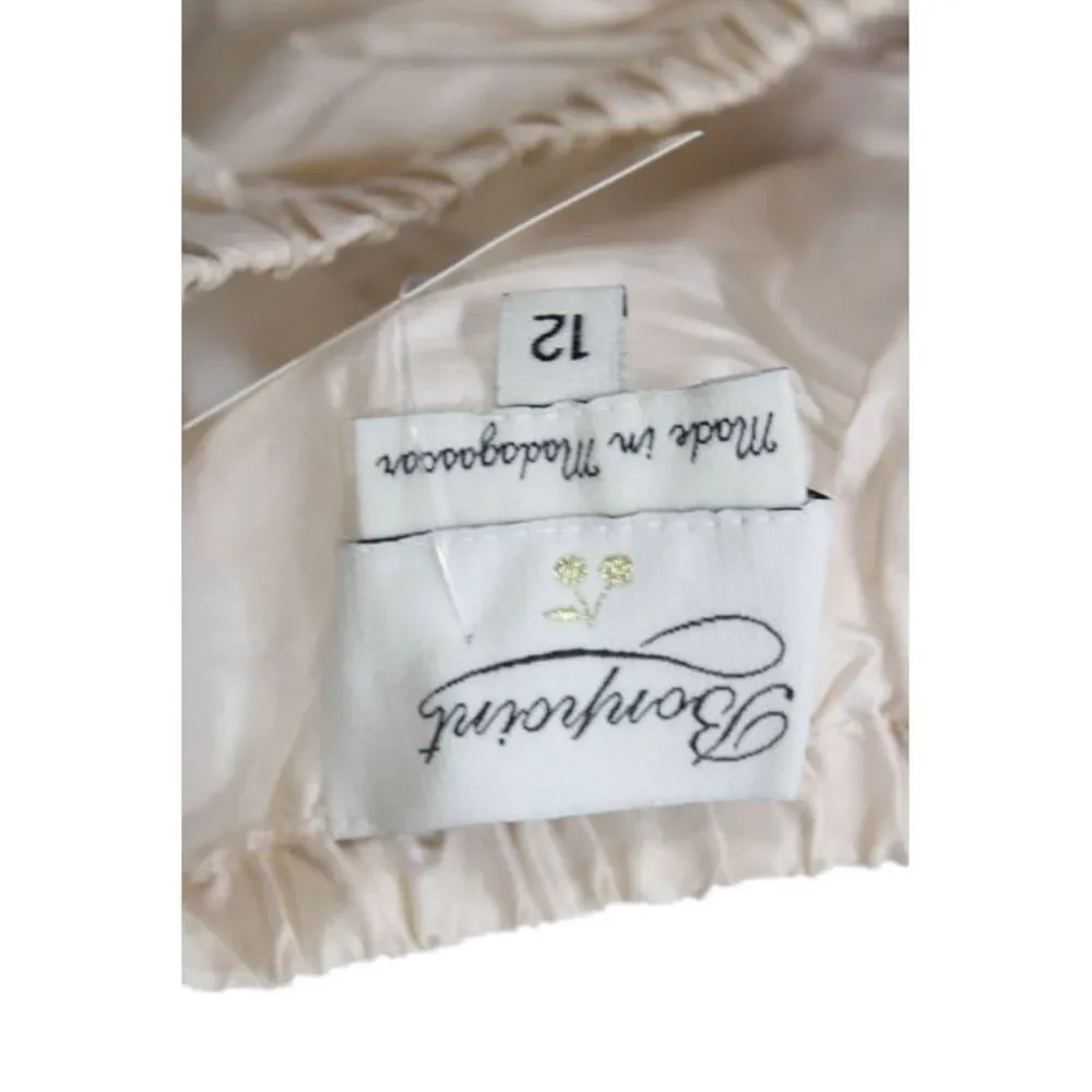 Bonpoint Girls Silk Rouched Bloomers Pink Size 12 Months